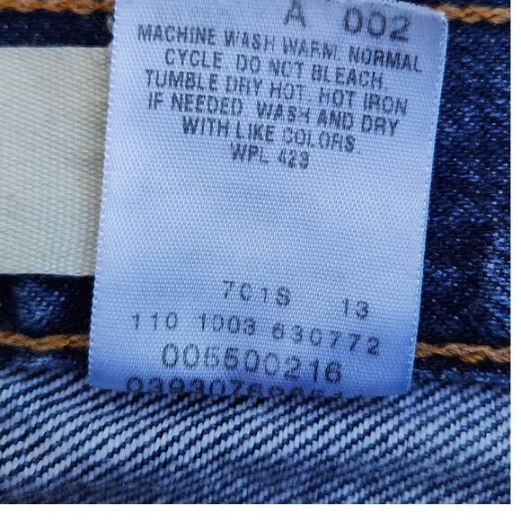 Levi Strauss And Co Jeans Mens 28x29 Straight Leg Relaxed Fit Med-Wash VTG Y2K - Picture 7 of 7